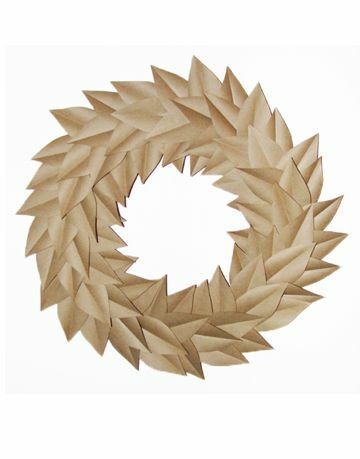 Zoals vandaag gezien: DIY Paper Leaf Wreath