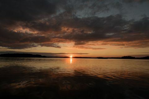 supershe island - Finland - zonsondergang