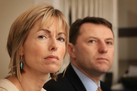 Kate en Gerry McCann houden een persconferentie na recentelijk bevel tot boekhouding