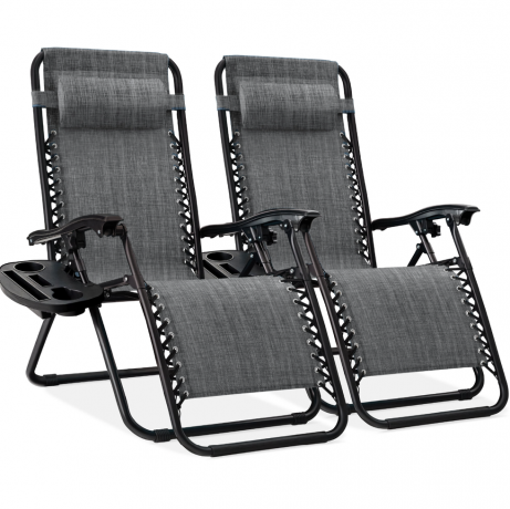 Set van 2 Zero Gravity Lounge Chair Recliners