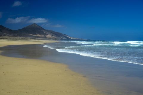 Playa de Cofete, Fuerteventura, Canarische eilanden, Spanje