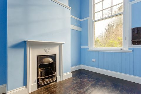 Rumleigh House - Yelverton - Devon - blauwe kamer - Strutt en Parker