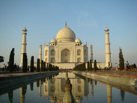 Taj Mahal India-meest populaire bezienswaardigheden ter wereld