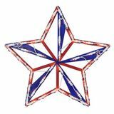 4 juli Star Decoration