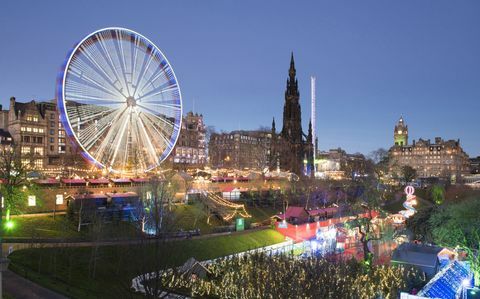 Kerstmarkt Edinburgh