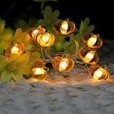 Pumpkin Garland Lights