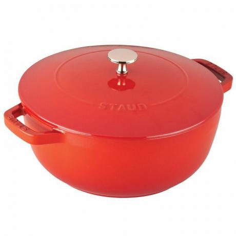 Staub gietijzeren ronde braadpan