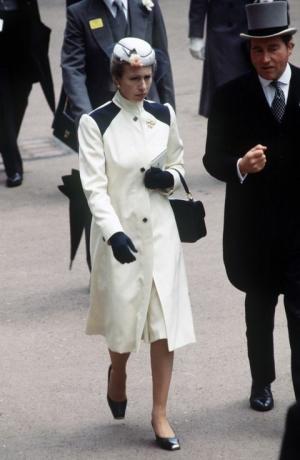 Prinses Anne op Royal Ascot, 1980