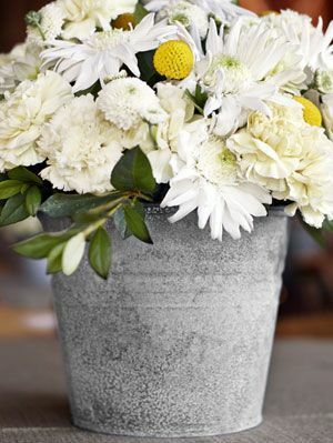 Halligan bruiloft bloemen en vaas - Think Outside the Vase