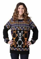 Dansende skeletten Halloween sweater