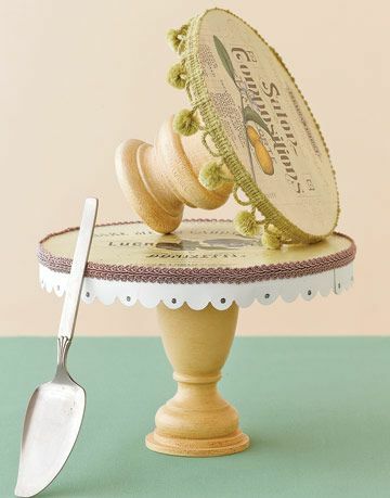 cake stand van gevonden kattenstudio