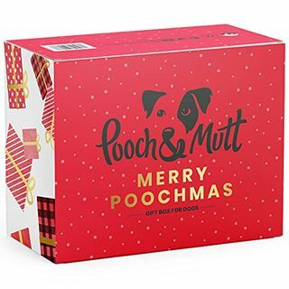 Pooch & Mutt, hondenkerstgeschenkdoos, natvoer en vlezige lekkernijen Gezond kerstdiner