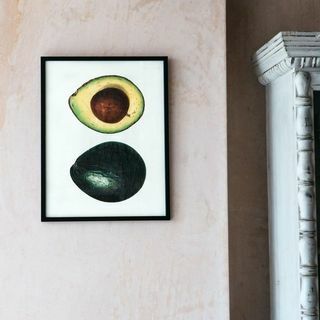 Kleine ingelijste avocadoprint