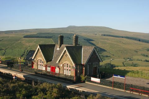 Dent Station - spoorweg - huis - Cumbria