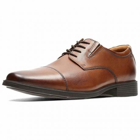 Tilden Cap Oxford-schoen voor heren, donkerbruin leer