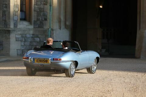 De nummerplaat van Prins Harry's Jaguar