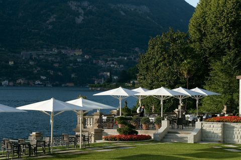 L'Orangerie restaurant in Comomeer, Italië