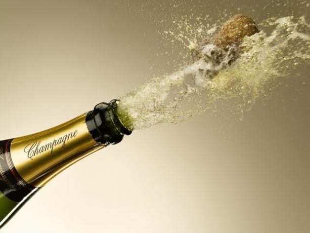 Recycle champagne en wijnkurk