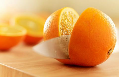 Gesneden sinaasappel