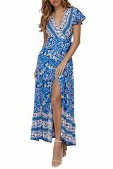 Maxi-jurk met print