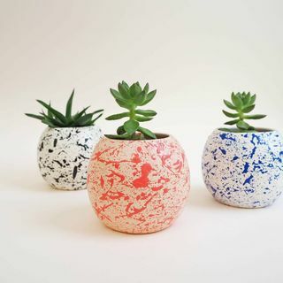 Ronde Splatter Plant Pot