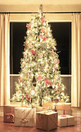 Scandinavische stijl kerstboom