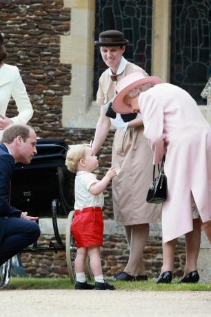 De doop van prinses Charlotte van Cambridge