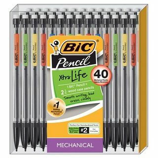 BIC #2 Xtra Life vulpotloden, 40ct 