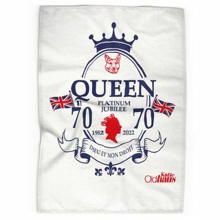 Queen's platina jubileum theedoek