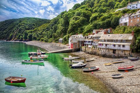 clovelly zeilboot kust rivierdok