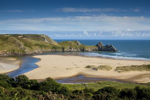 beste stranden in Wales