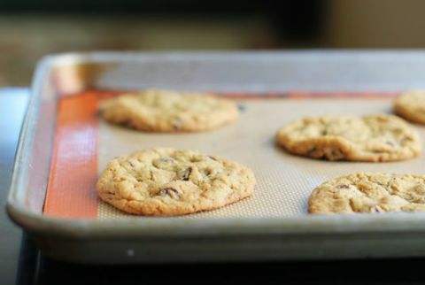 perfecte textuur chocoladeschilferkoekjes