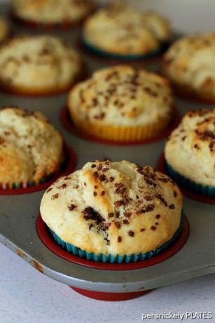 pindakaasmuffins met roomkaaschocolade