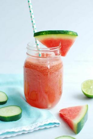 watermeloen komkommer smoothie