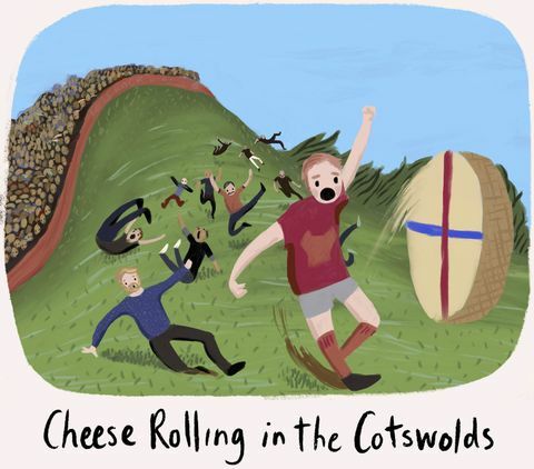 Cheese Rolling Cotswolds - vreemdste Britse tradities - Character Cottages