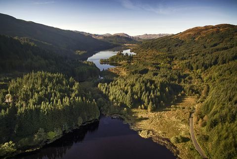 loch chon, herfst in de trossachs