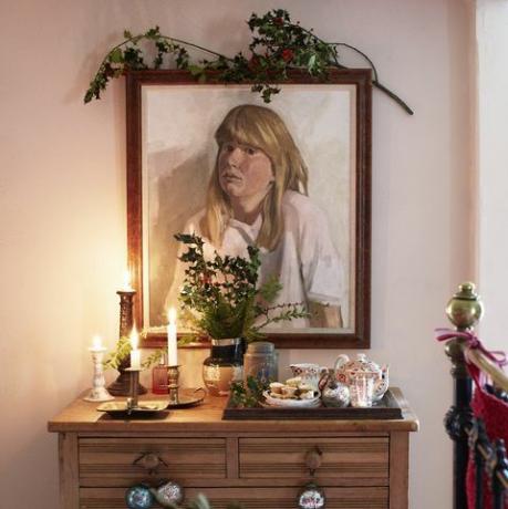 scandi kerst decor ideeën slaapkamer