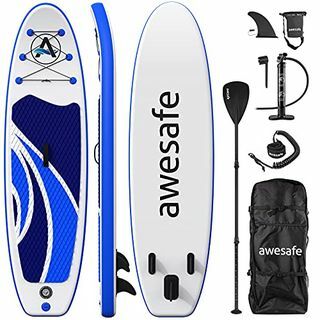 Awesafe Opblaasbare Stand Up Paddle SUP Board 305×80×15cm 