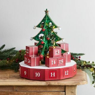 Kerstboom 3D houten adventskalender