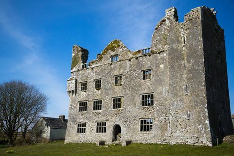 Leamanehkasteel in Clare - Ierland. 