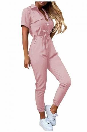 Roze overall