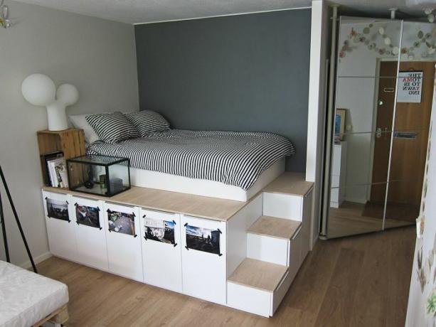 pAls uw slaapkamer geen kast heeft (of als u gelooft dat er niet zoiets bestaat als te veel kledingopslag), monteer dan uw bed op de IKEA-kasten bieden voldoende ruimte voor truien en overhemden onder je matras.ppa href" https: ohyesblog.wordpress.com20130529storage-platform-bed" target" _blank" em data-redactor-tag" em" Zie meer op Oh Yes »emappa href" https: ohyesblog.wordpress.com20130529storage-platform-bed" target" _blank" ap