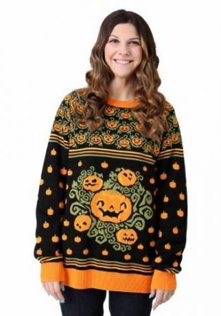 Pumpkin Patch Ugly Halloween Sweater