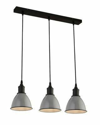 Country Living Farmhouse Hanglamp met 3 lichtkoepels