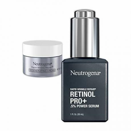 Snelle rimpelreparatie Retinol regenererende crème & Pro+, 0,5% Power Serum