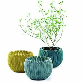 Knit Cozies Indoor / Outdoor tuinplantpotten, set van 3