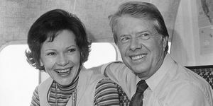 Jimmy Carter en zijn vrouw Rosalynn