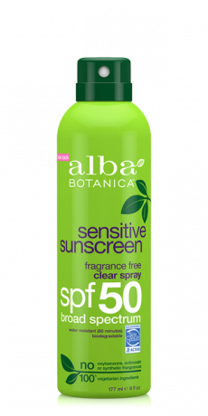 Alba Botanica Suncare Geurvrije Clear Spray SPF50 177ml