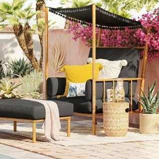 Calla Canopy Patio Accent Stoel 