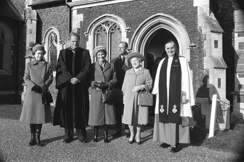 Billy Graham met The Royal Family